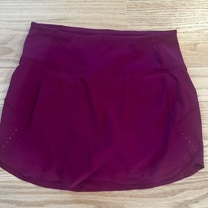 Athleta Plum Athletic Skort